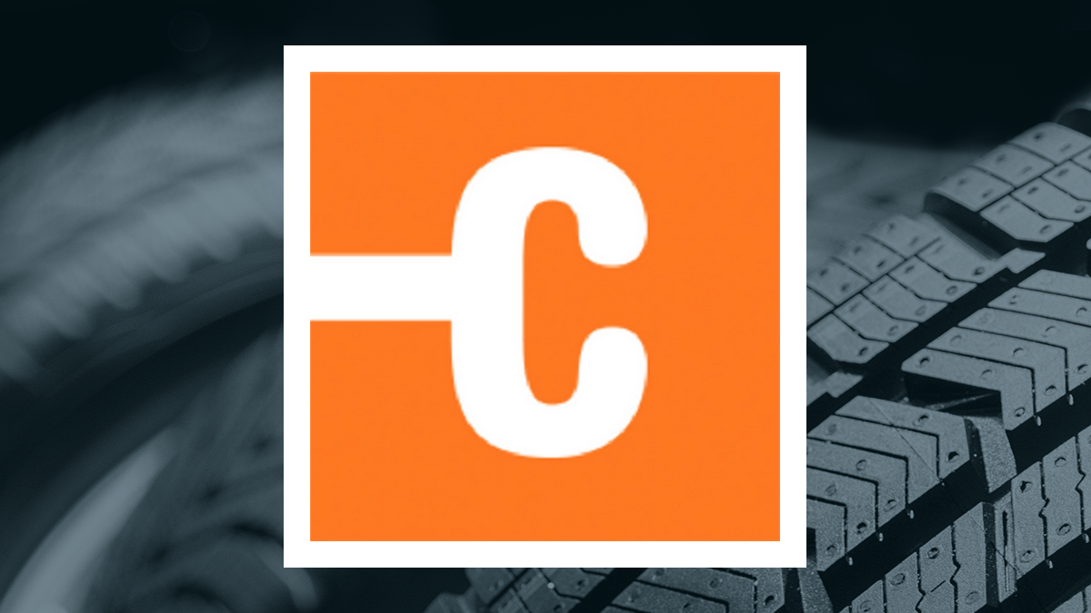 ChargePoint logo with Auto/Tires/Trucks background