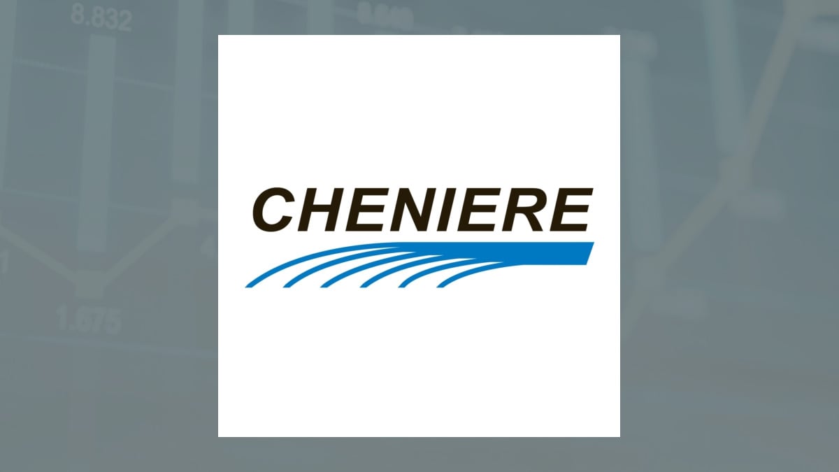 Cheniere Energy logo with Oils/Energy background