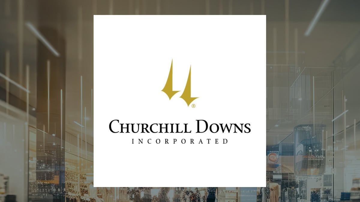 Churchill Downs logo with Consumer Discretionary background