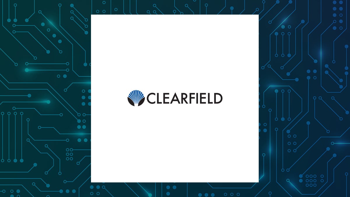 Clearfield logo with Computer and Technology background
