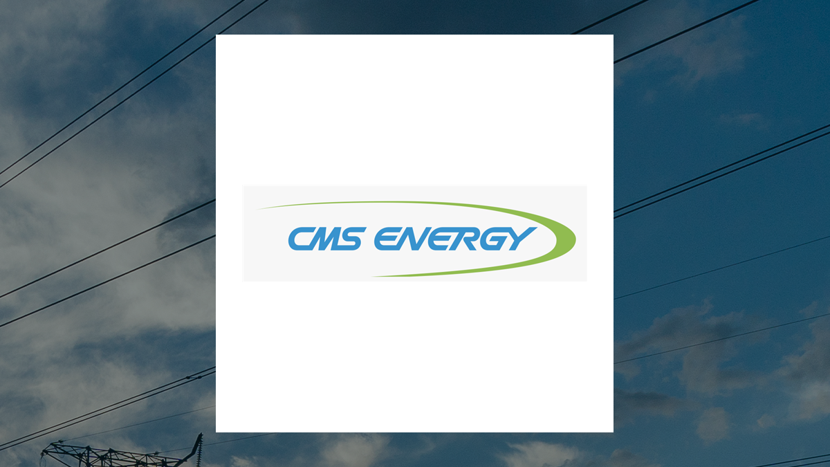 CMS Energy logo with Utilities background