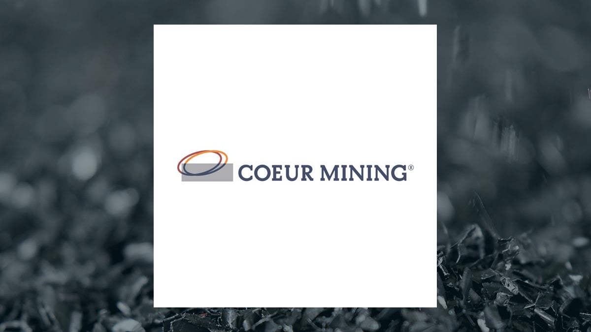 Coeur Mining logo with Basic Materials background