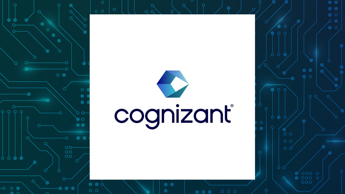 Cognizant Technology Solutions logo with Computer and Technology background