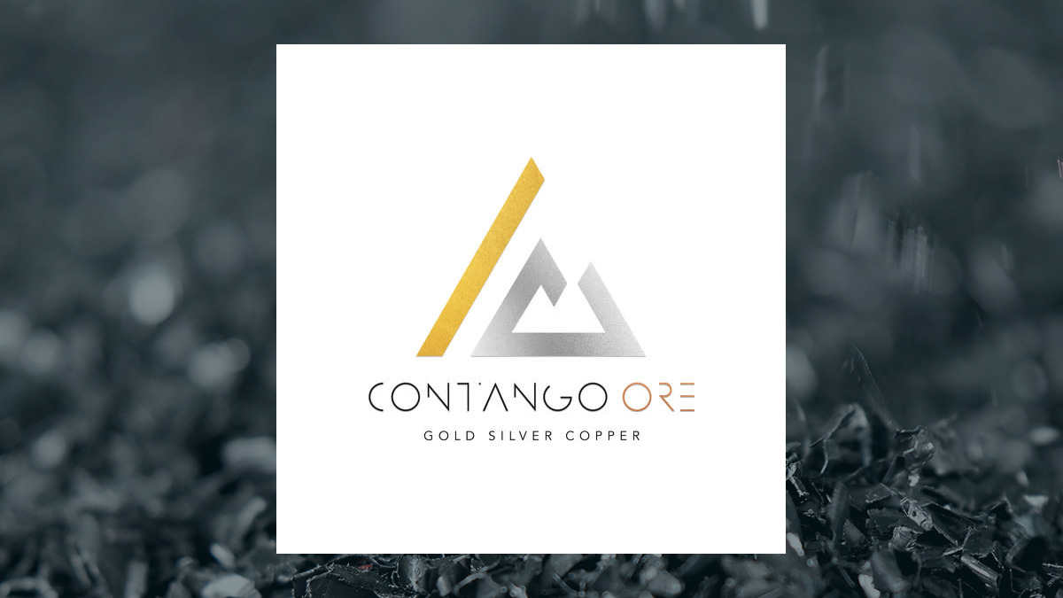 Contango Ore logo with Basic Materials background