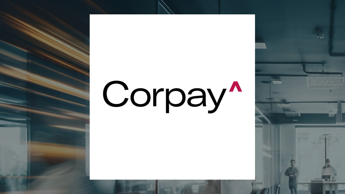 Corpay logo with Business Services background