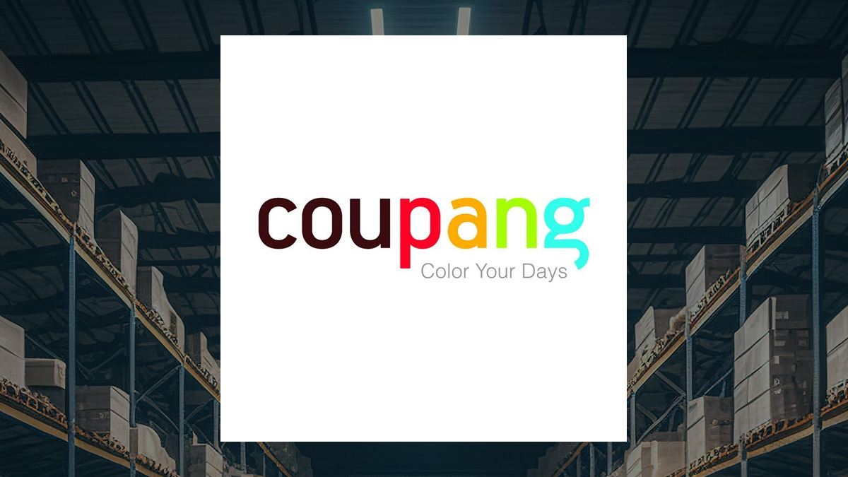 Coupang logo with Retail/Wholesale background
