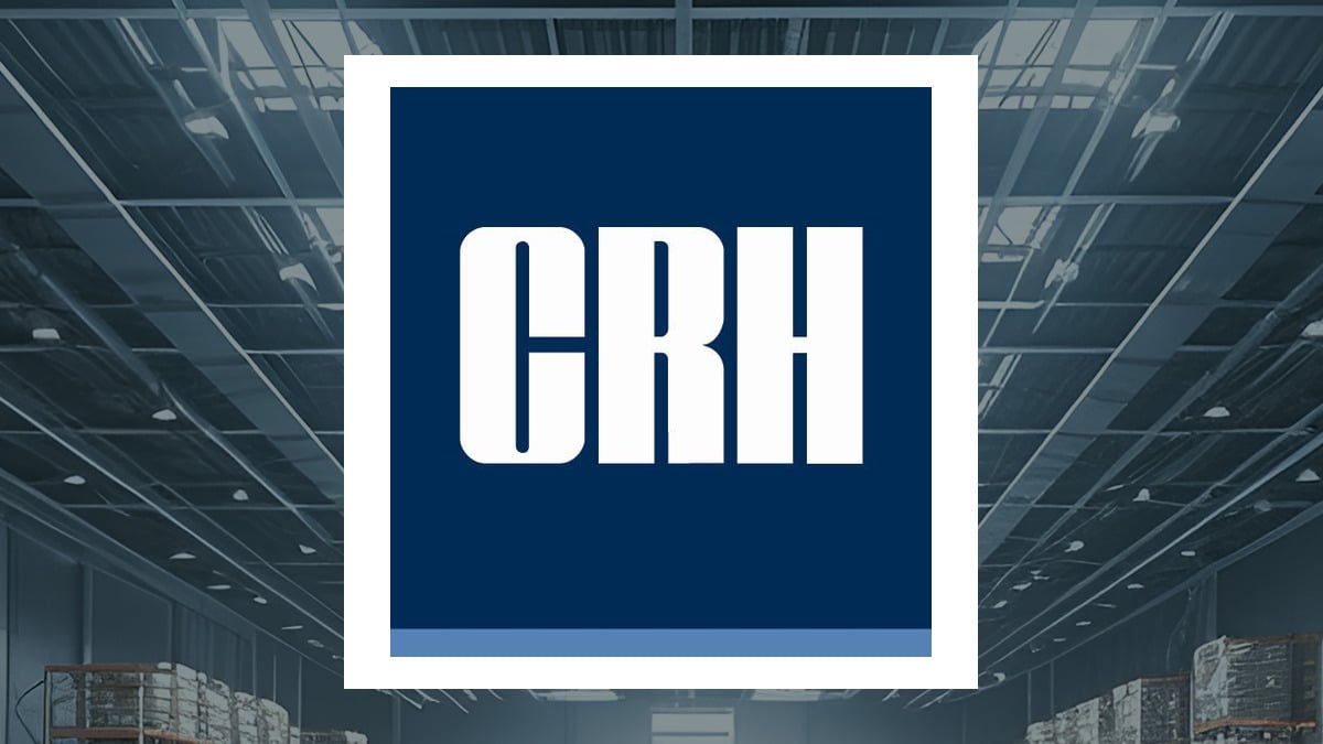 CRH logo with Construction background