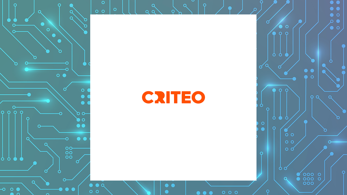 Criteo logo with Computer and Technology background