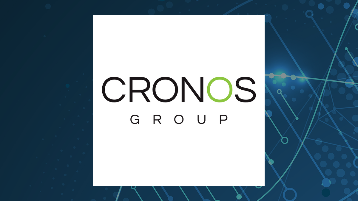 Cronos Group logo with Medical background