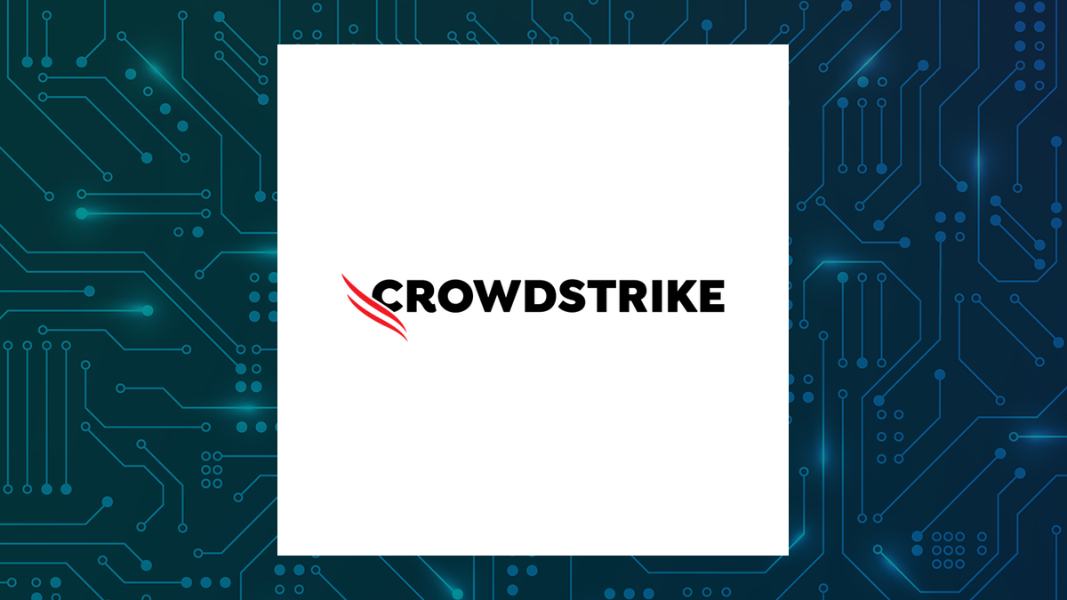 CrowdStrike logo with Computer and Technology background