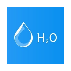 H2O stock logo