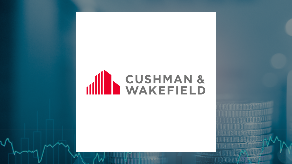 Cushman & Wakefield logo with Finance background