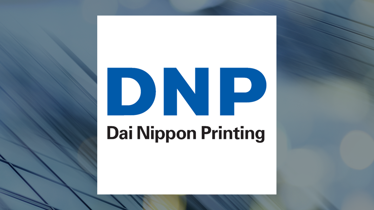 Dai Nippon Printing logo with Industrial Products background