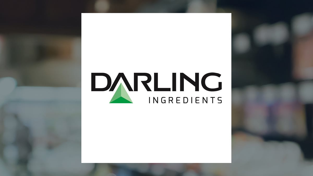 Darling Ingredients logo with Consumer Staples background