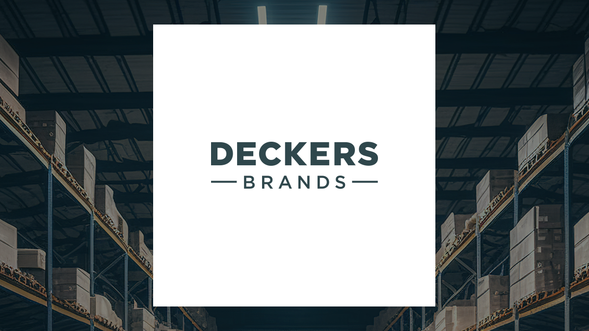 Deckers Outdoor logo with Retail/Wholesale background