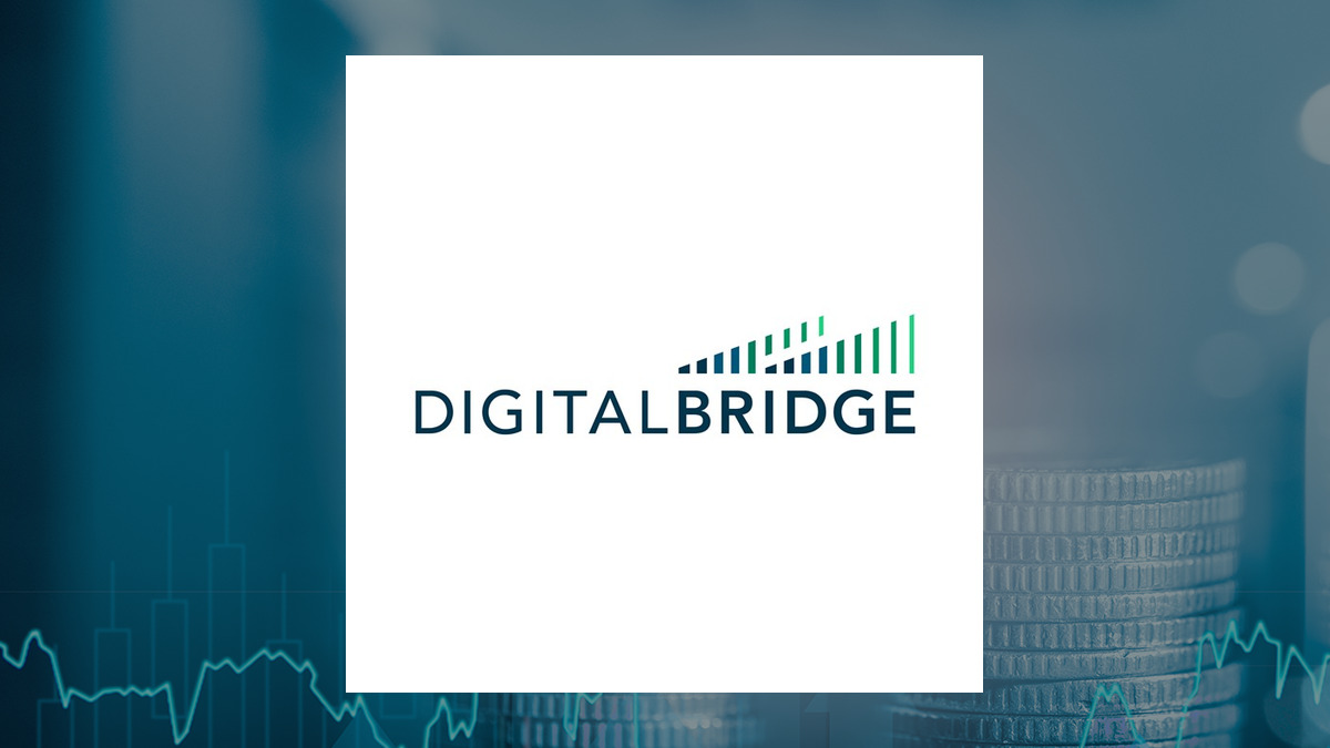 DigitalBridge Group logo with Finance background