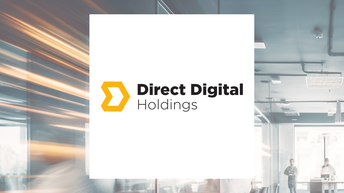 Direct Digital logo with Business Services background
