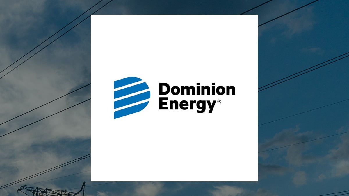 Dominion Energy logo with Utilities background