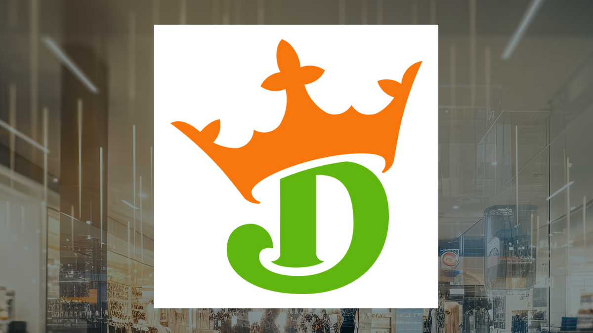 DraftKings logo with Consumer Discretionary background