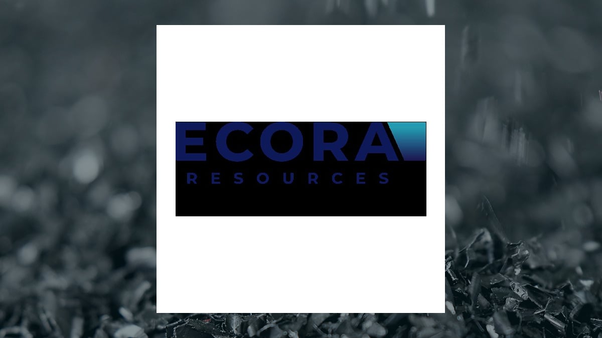 Ecora Resources logo with Basic Materials background