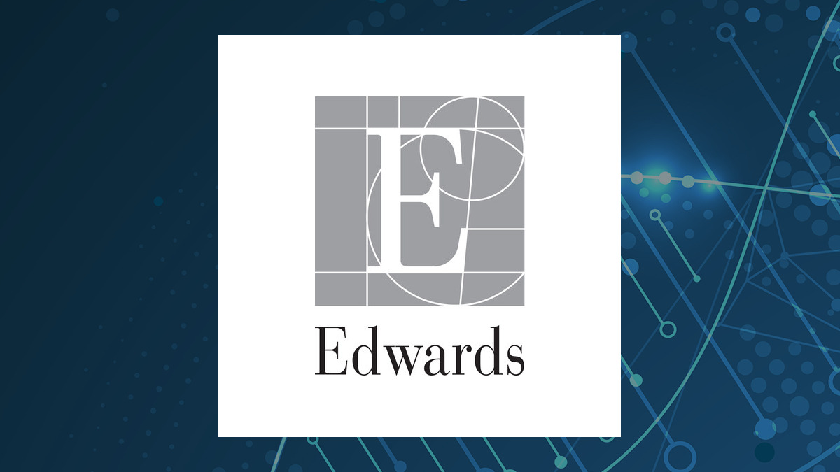 Edwards Lifesciences logo with Medical background