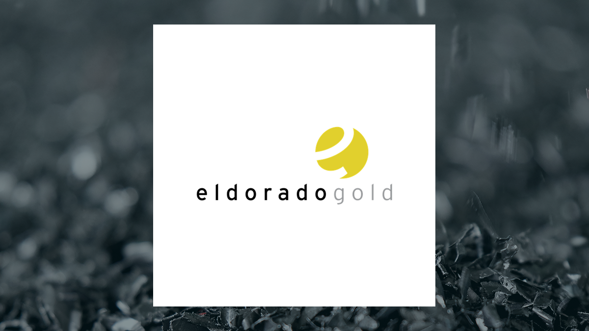 Eldorado Gold logo with Basic Materials background