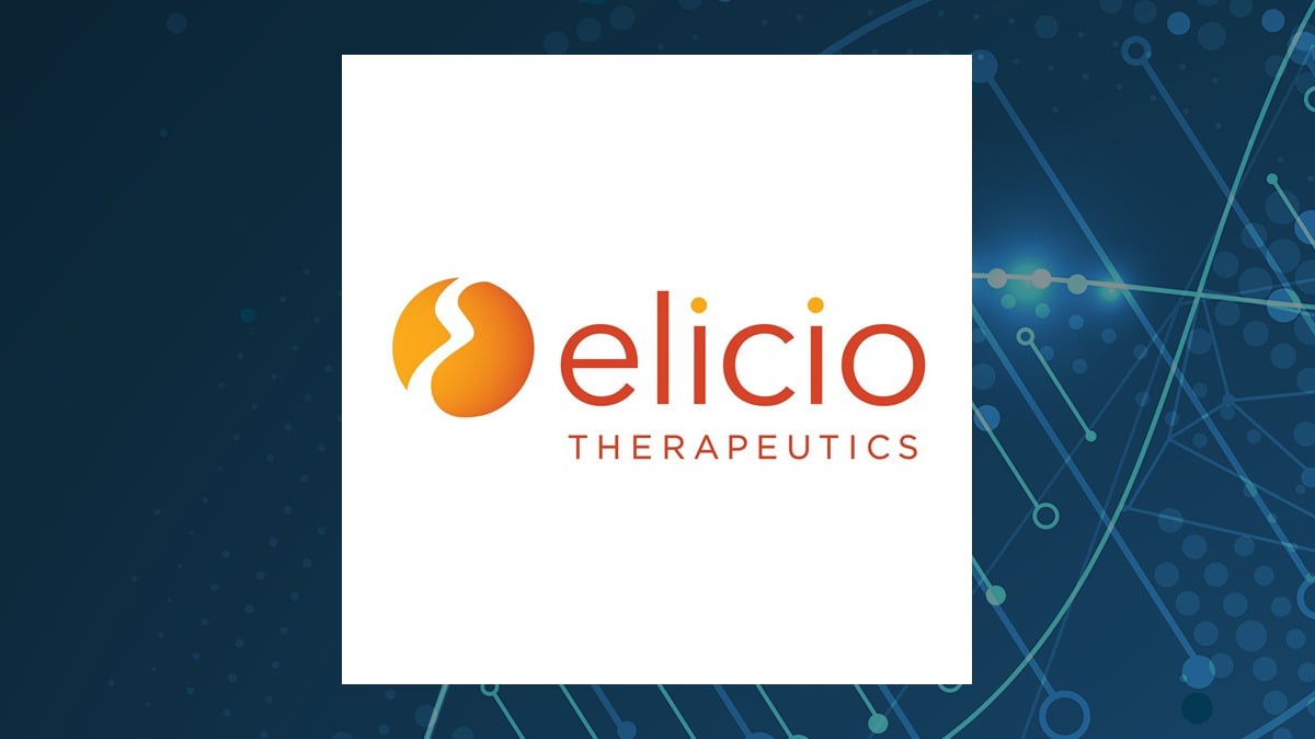 Elicio Therapeutics logo with Medical background