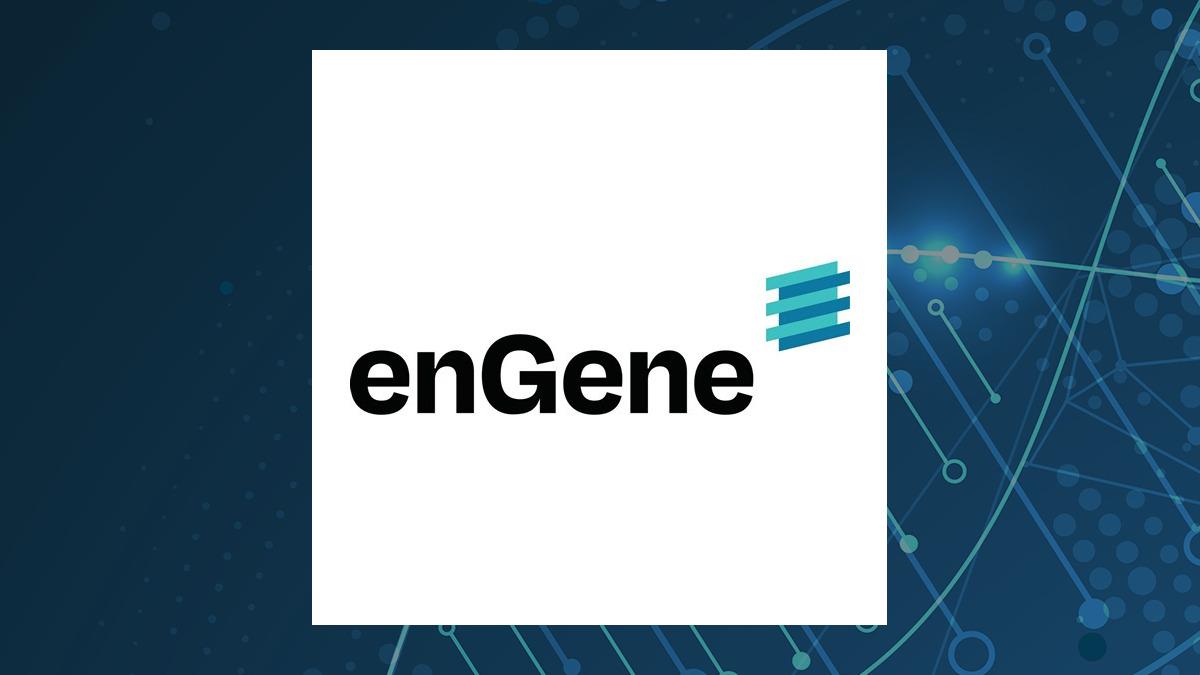 enGene logo with Medical background