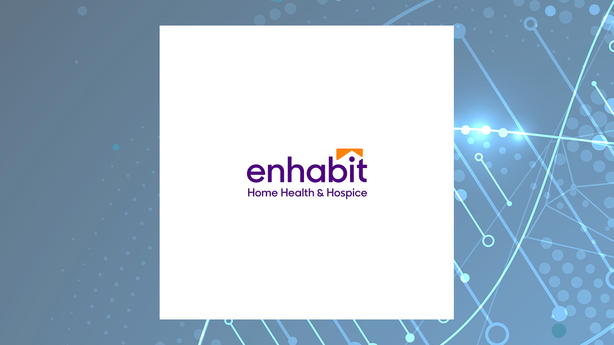 Enhabit logo with Medical background