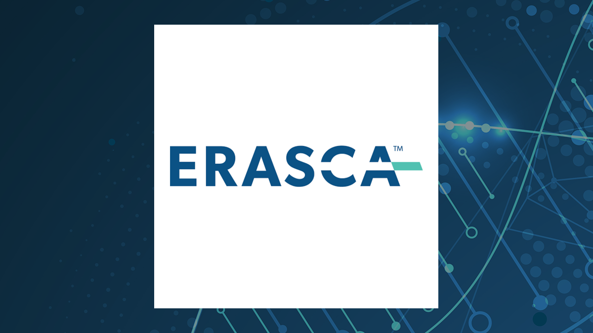Erasca logo with Medical background