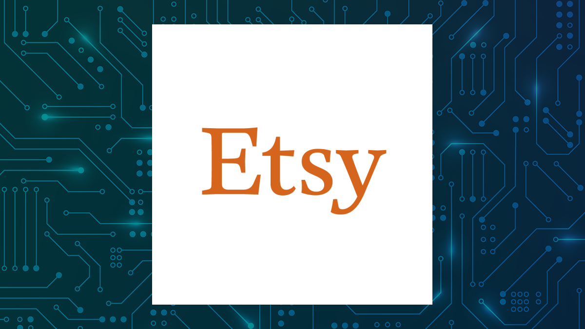 Etsy logo with Computer and Technology background