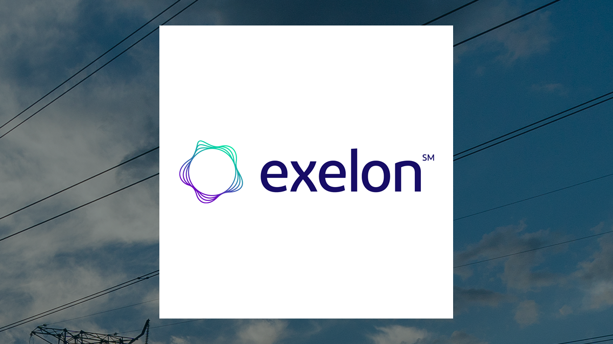 Exelon logo with Utilities background