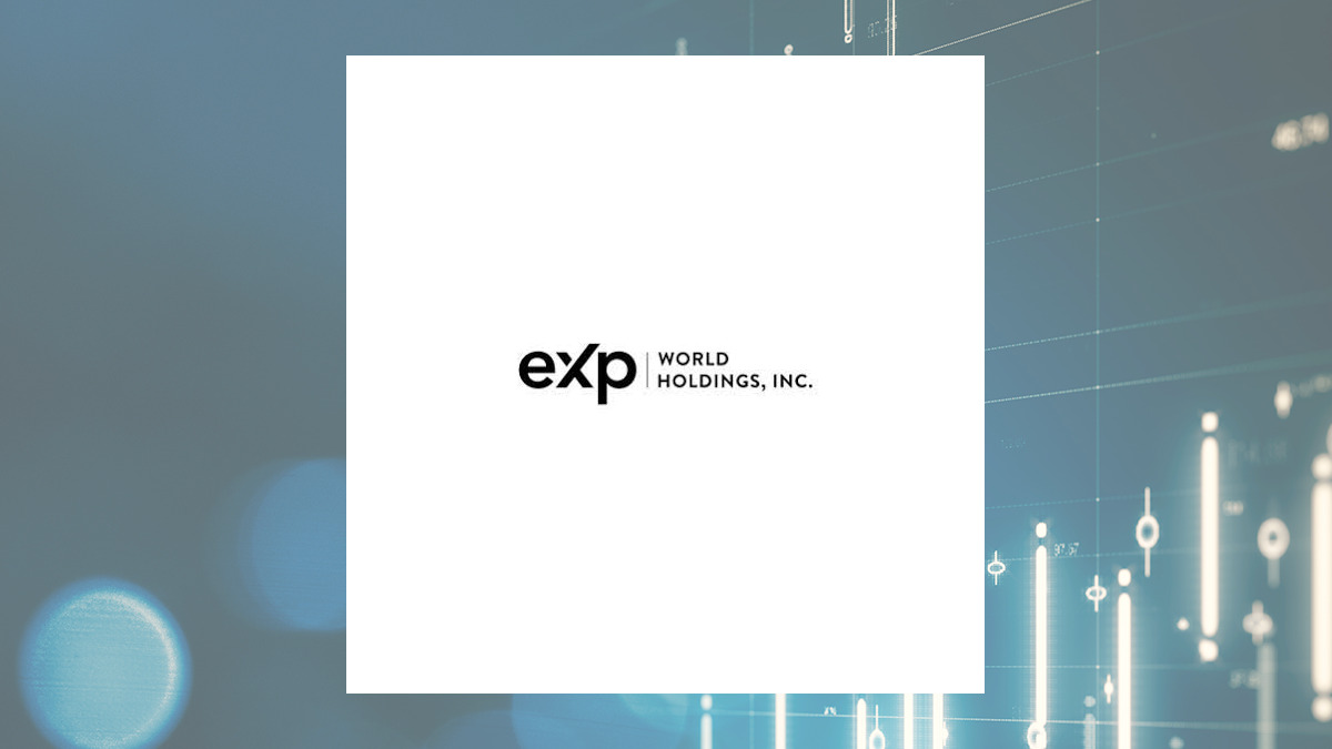 eXp World logo with Finance background