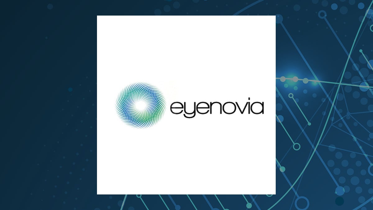 Eyenovia logo with Medical background