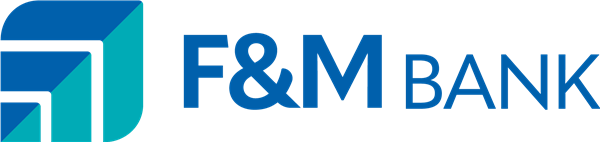 F & M Bank logo