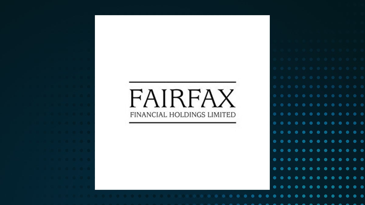 Fairfax Financial logo with Financial Services background