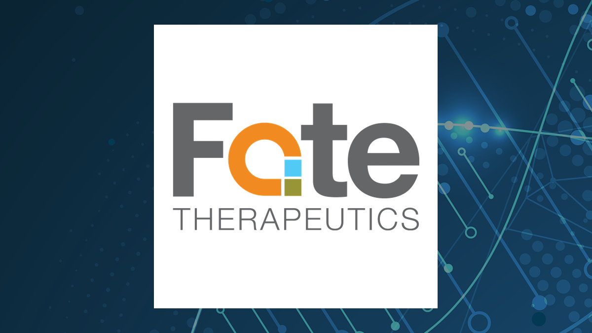 Fate Therapeutics logo with Medical background