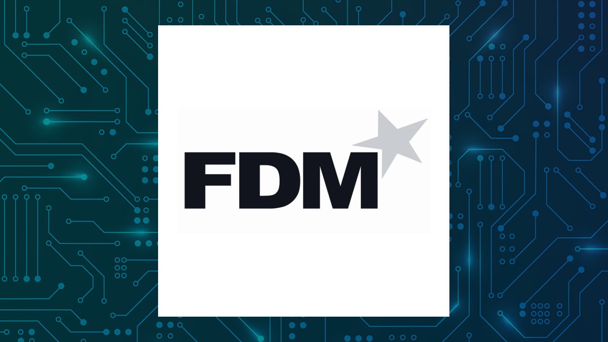 FDM Group logo with Computer and Technology background