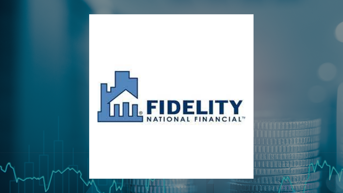 Fidelity National Financial logo with Finance background
