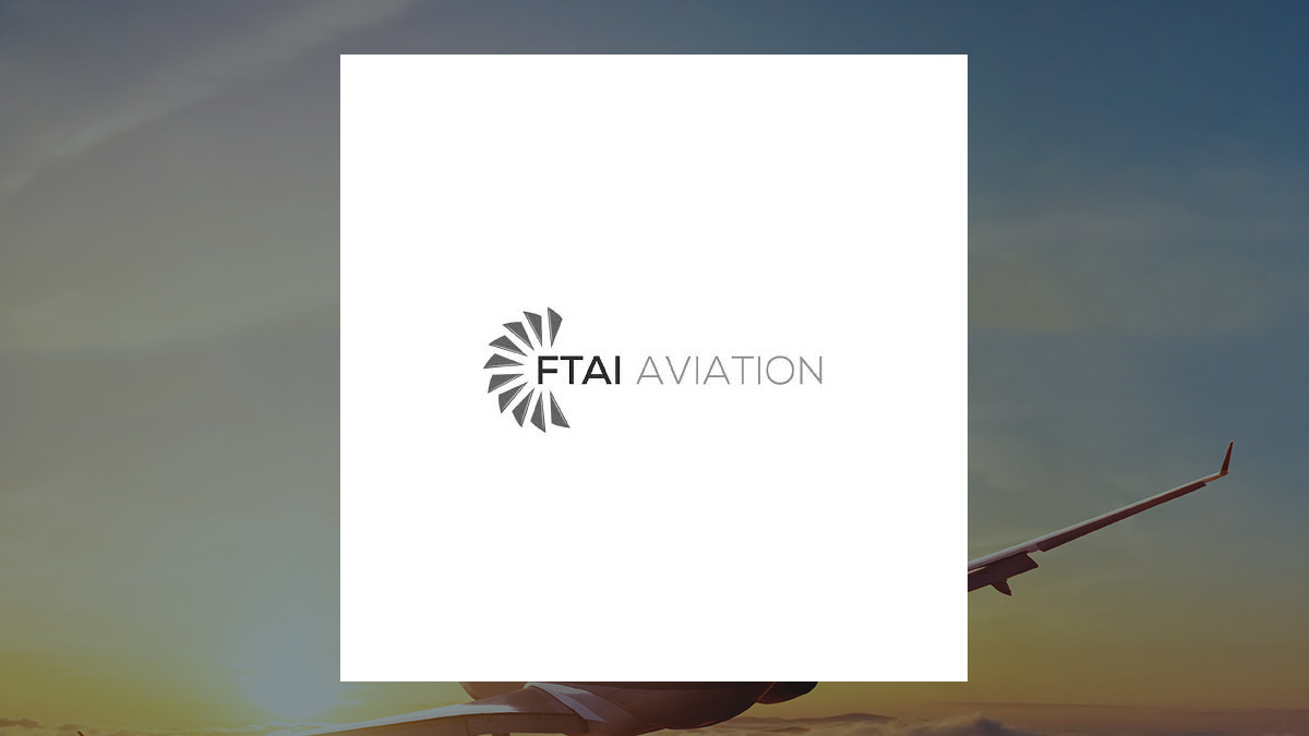 FTAI Aviation logo with Aerospace background