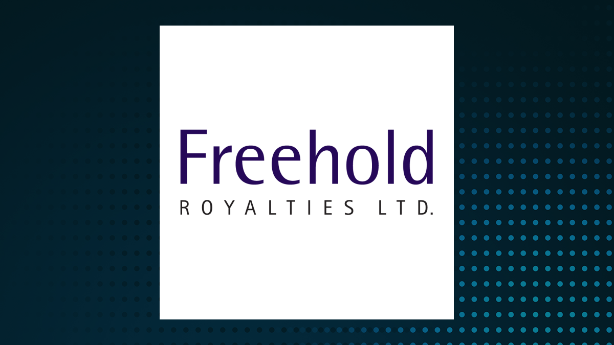 Freehold Royalties logo with Energy background
