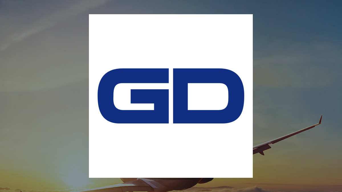 General Dynamics logo with Aerospace background