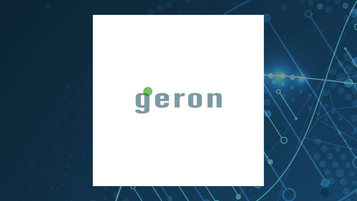 Geron logo with Medical background