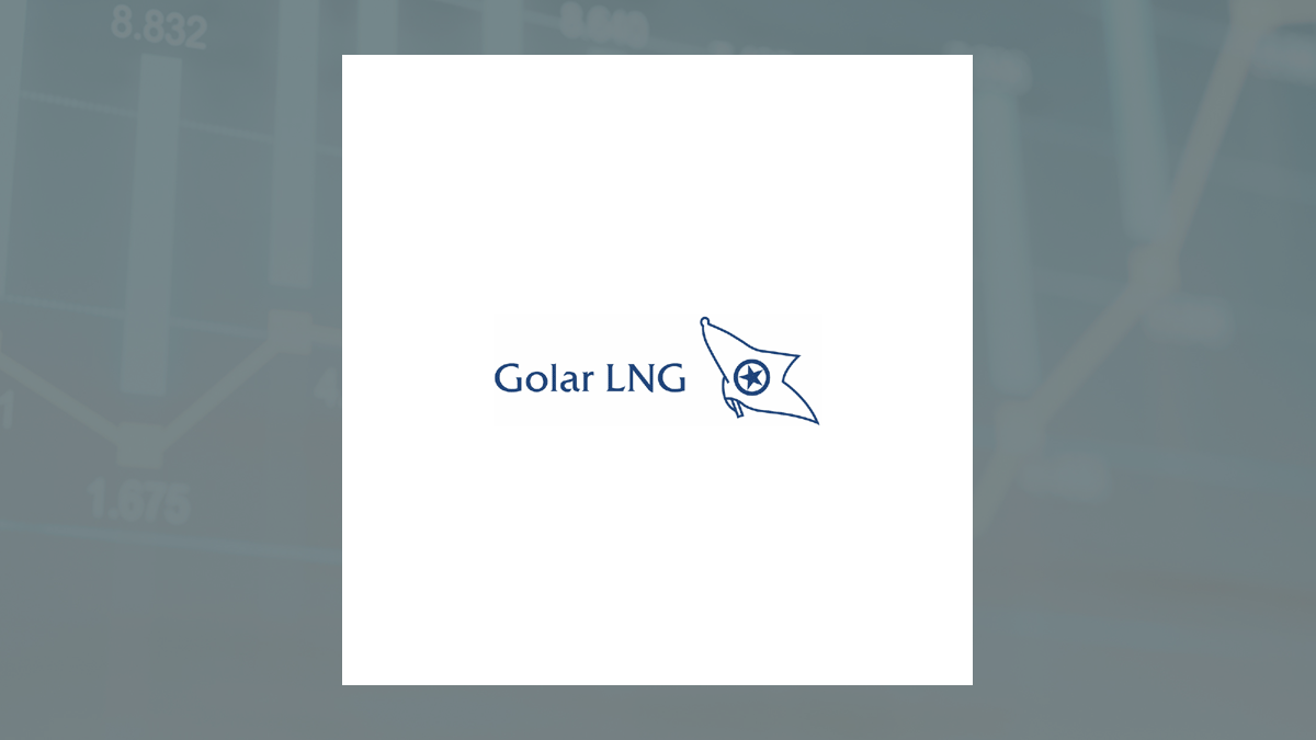 Golar LNG logo with Energy background