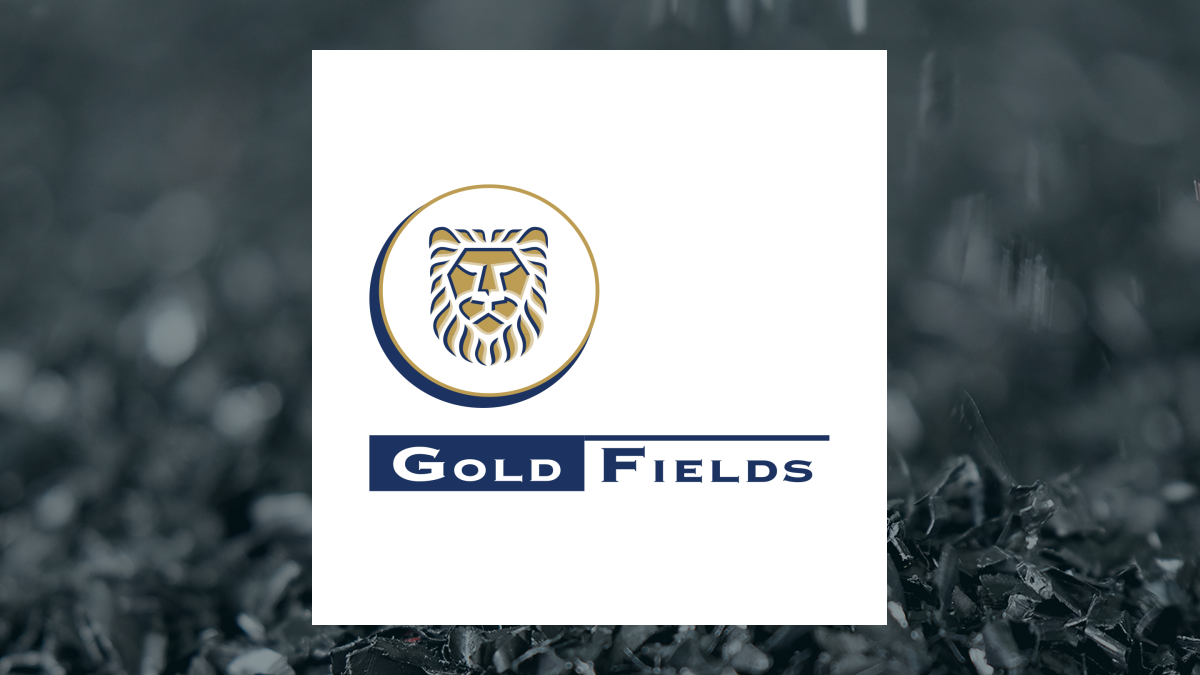 Gold Fields logo with Basic Materials background