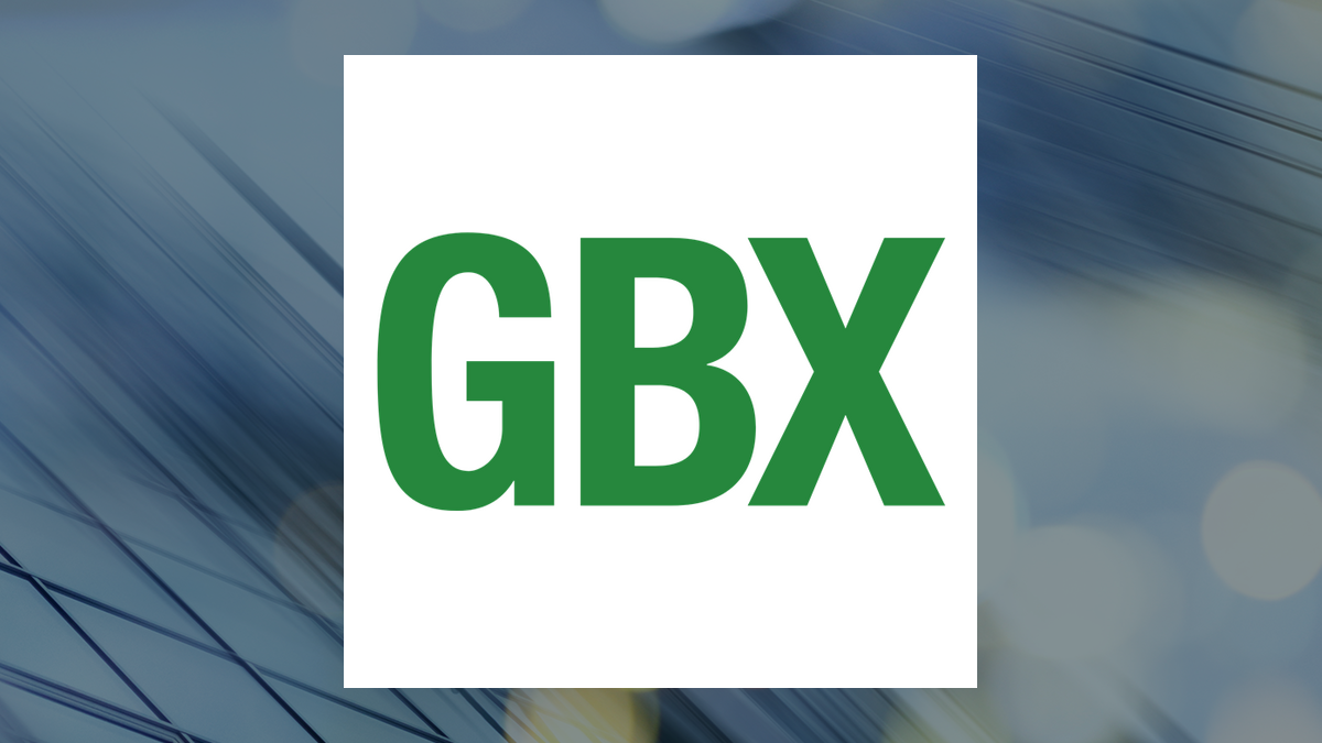 Greenbrier Companies logo with Industrials background