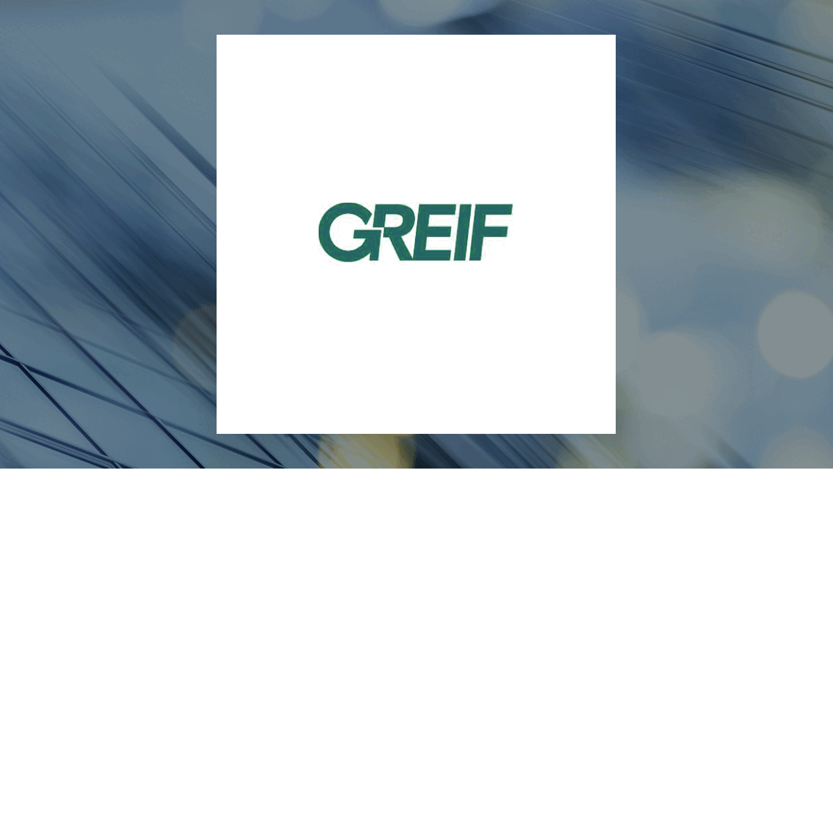 Greif logo with Industrial Products background