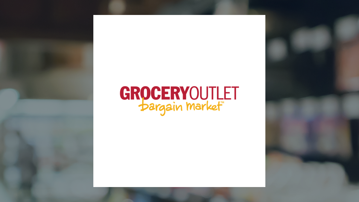 Grocery Outlet logo with Consumer Staples background