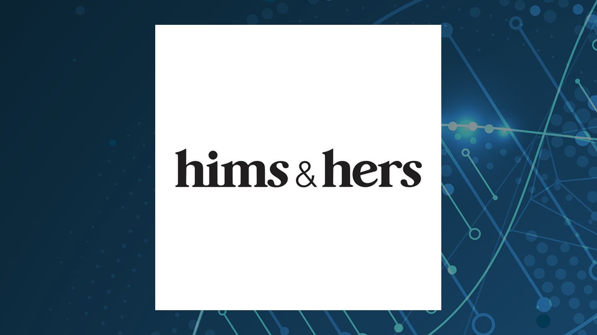 Hims & Hers Health logo with Medical background
