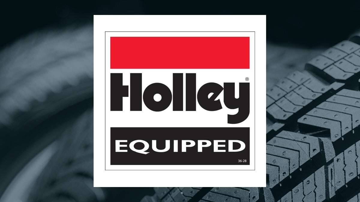 Holley logo with Auto/Tires/Trucks background